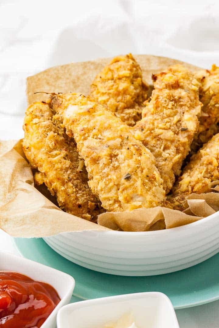 Air Fryer Frozen Chicken Nuggets - Plated Cravings